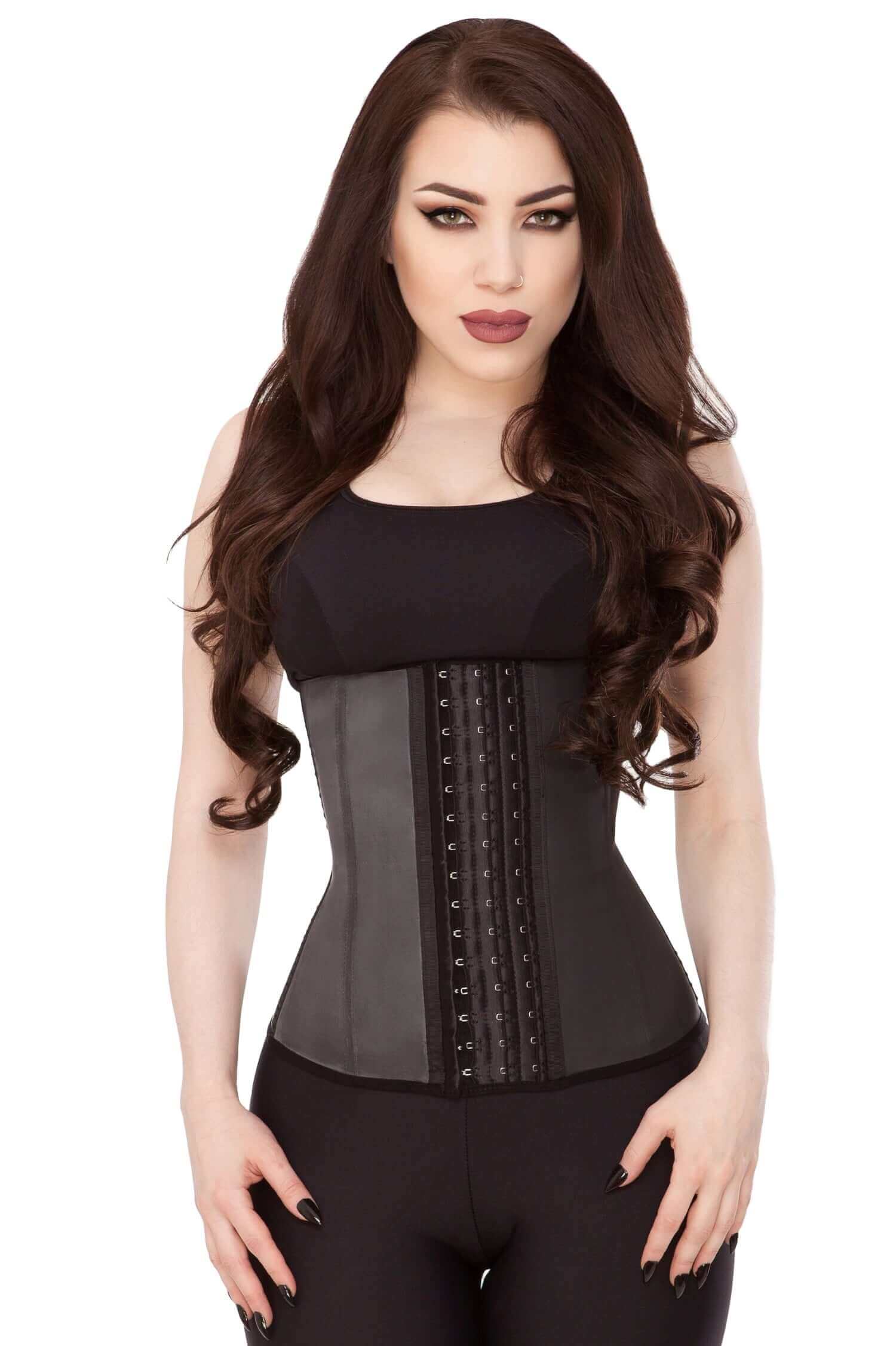 Playgirl Black Pure Latex Work Out Waist Trainer