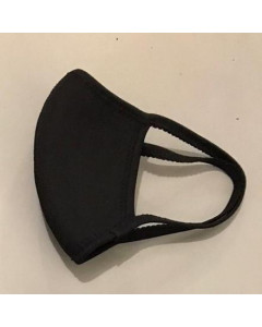 Black Neoprene Washable Face Mask With Antiviral Filter